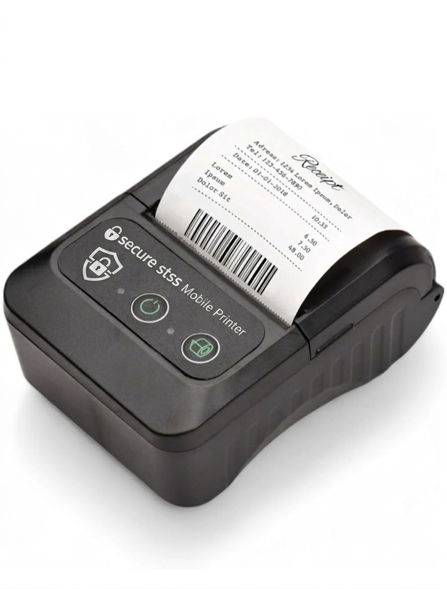 Protable thermal receipt printer Bluetooth rechargeable