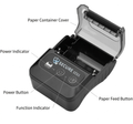 Protable thermal receipt printer Bluetooth rechargeable