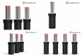 Automatic hydraulic bollard